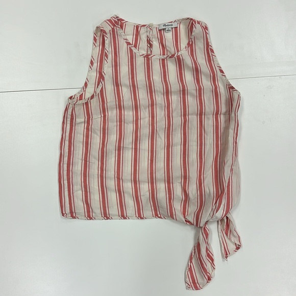 Madewell Tie Front Top - Picture 7 of 11